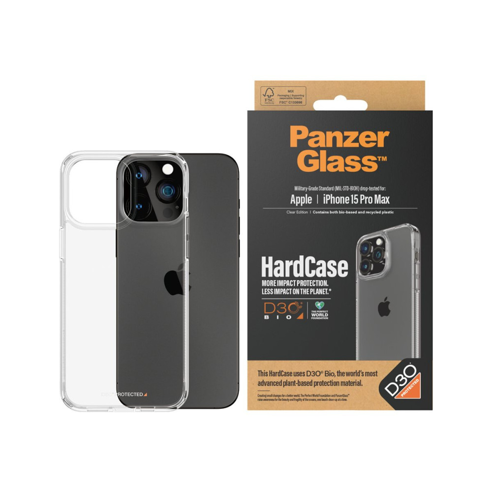 Produktbild för PanzerGlass HardCase Clear Edition - baksidesskydd för mobiltelefon