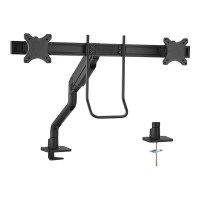 Produktbild för Neomounts DS75S-950BL2 NEXT One monteringssats - fullständig rörelse - för 2 LCD-bildskärmar - svart