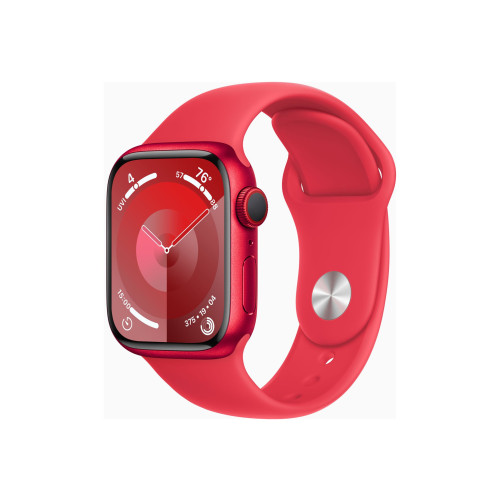Apple Apple Watch Series 9 (GPS + Cellular) (PRODUCT) RED - röd aluminium - smart klocka med sportband - röd - 64 GB