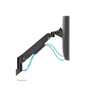 Produktbild för Neomounts NEXT Slim DS70-250BL2 monteringssats - fullständig rörelse - för 2 monitorer - svart
