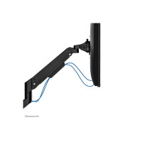 Produktbild för Neomounts NEXT Slim DS70-250BL1 monteringssats - fullständig rörelse - för Bildskärm - svart