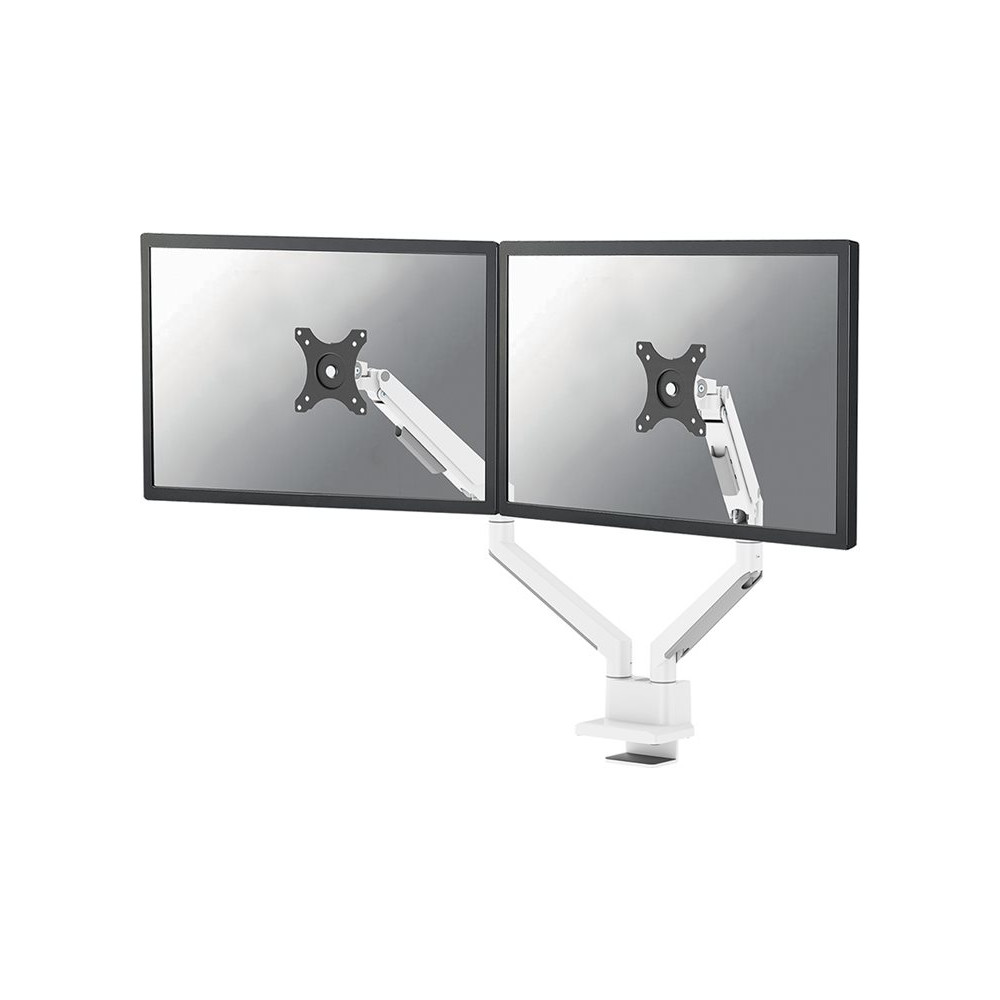 Produktbild för Neomounts NEXT Slim DS70-250WH2 monteringssats - fullständig rörelse - för 2 monitorer - vit