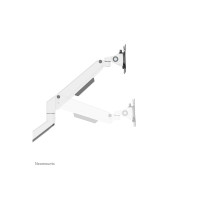 Produktbild för Neomounts NEXT Slim DS70-250WH2 monteringssats - fullständig rörelse - för 2 monitorer - vit
