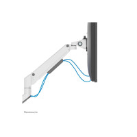 Produktbild för Neomounts NEXT Slim DS70-250WH2 monteringssats - fullständig rörelse - för 2 monitorer - vit