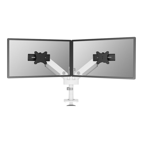 NewStar Neomounts NEXT One DS65S-950WH2 monteringssats - fullständig rörelse - för 2 LCD-bildskärmar - vit