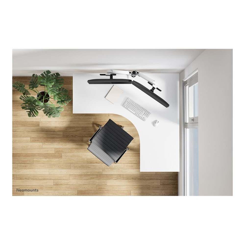 Produktbild för Neomounts NEXT One DS65S-950WH2 monteringssats - fullständig rörelse - för 2 LCD-bildskärmar - vit