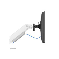 Produktbild för Neomounts NEXT One DS65S-950WH2 monteringssats - fullständig rörelse - för 2 LCD-bildskärmar - vit
