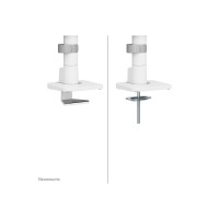 Produktbild för Neomounts NEXT One DS65S-950WH2 monteringssats - fullständig rörelse - för 2 LCD-bildskärmar - vit