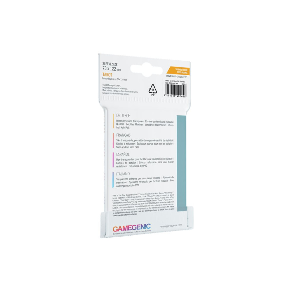 Produktbild för Gamegenic - skyddsficka för köpkort - för 71 x 120 mm - high clarity (paket om 50)