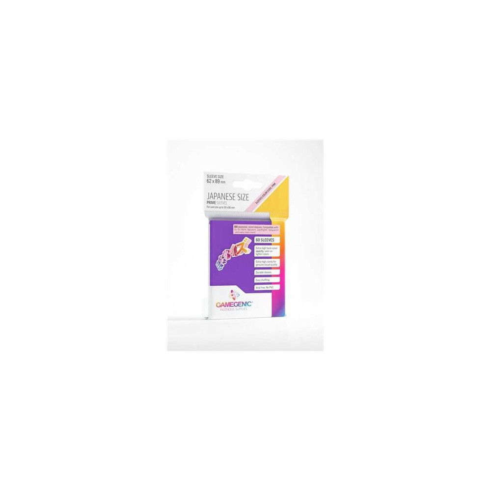 Produktbild för Gamegenic - skyddsficka för köpkort - för 59 x 86 mm - lila (paket om 60)