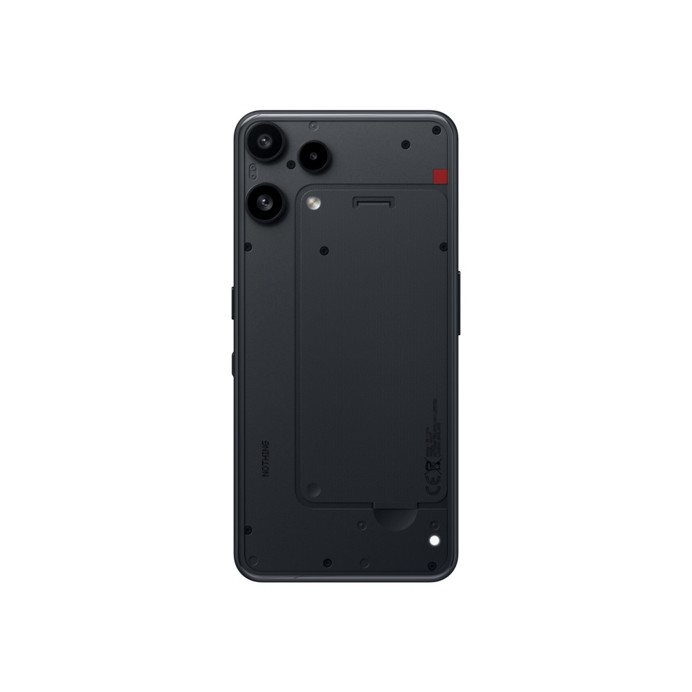 Produktbild för Nothing Phone (3a) Lite - svart - 5G pekskärmsmobil - 128 GB - GSM