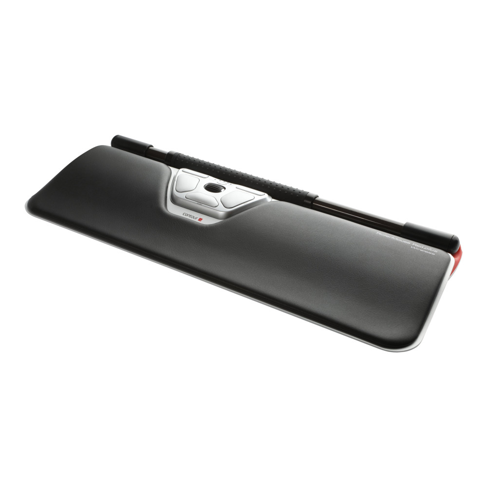 Produktbild för Contour RollerMouse Red Plus Wireless - centrerad mus - svart