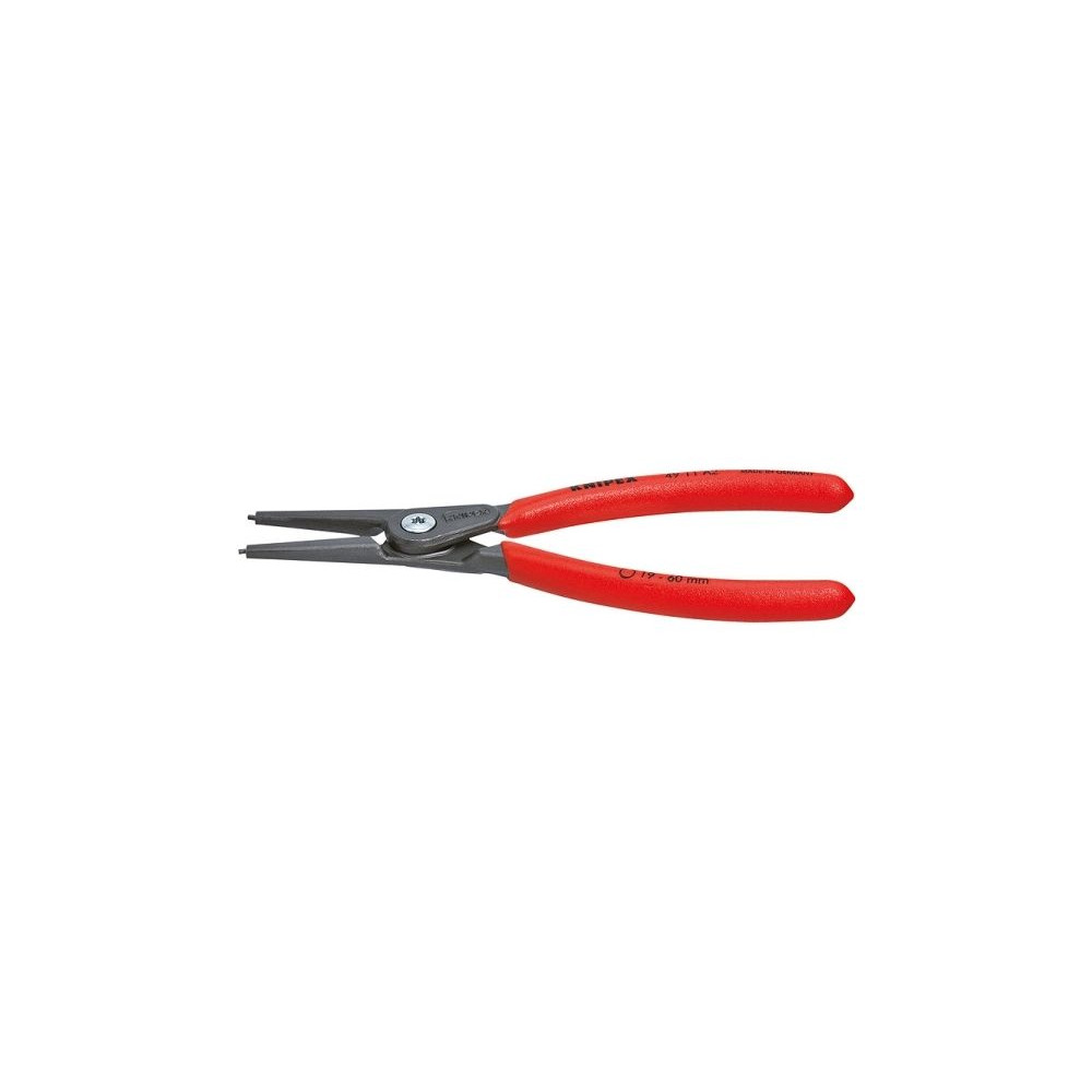 Produktbild för Knipex 49 11 A1, Låsringstång, Kromvanadinstål, Plast, Röd,...