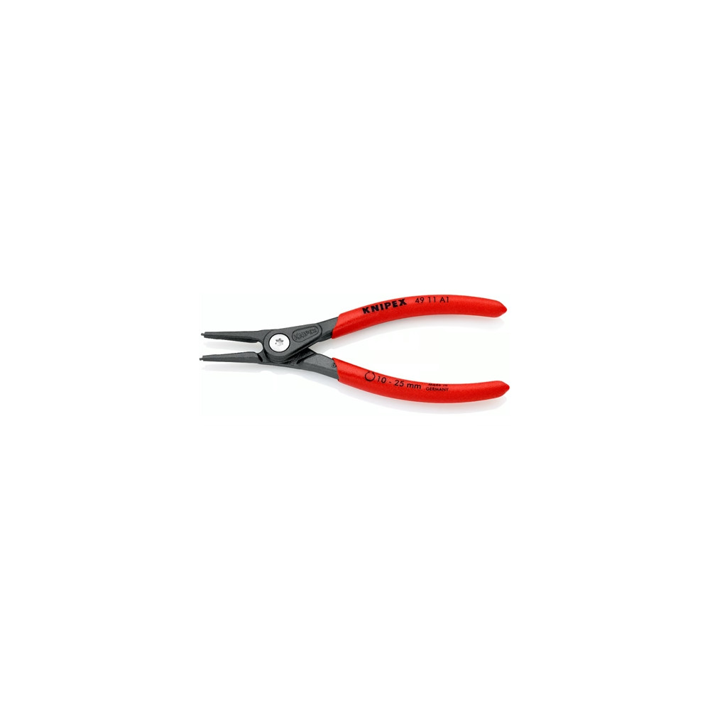 Produktbild för Knipex 49 11 A1, Låsringstång, Kromvanadinstål, Plast, Röd,...