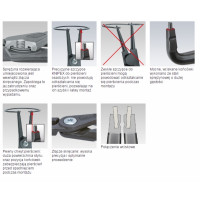Produktbild för Knipex 49 11 A1, Låsringstång, Kromvanadinstål, Plast, Röd,...