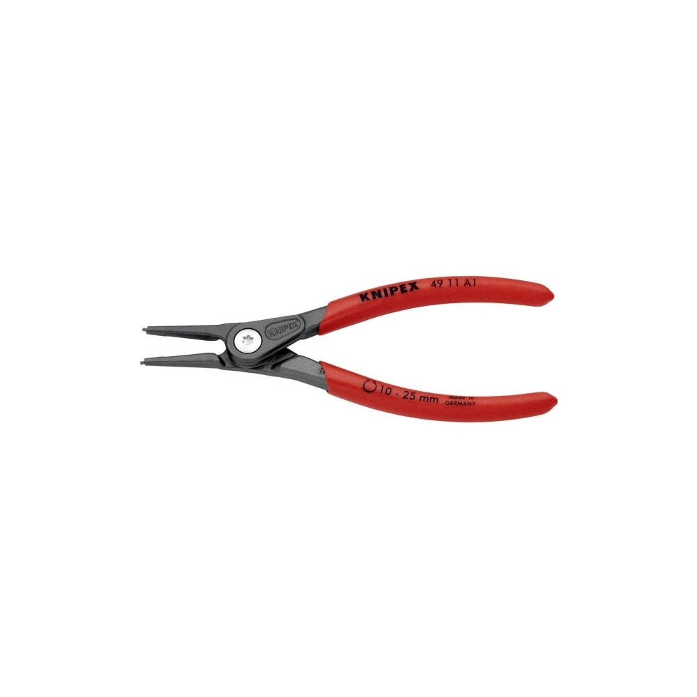 Produktbild för Knipex 49 11 A1, Låsringstång, Kromvanadinstål, Plast, Röd,...