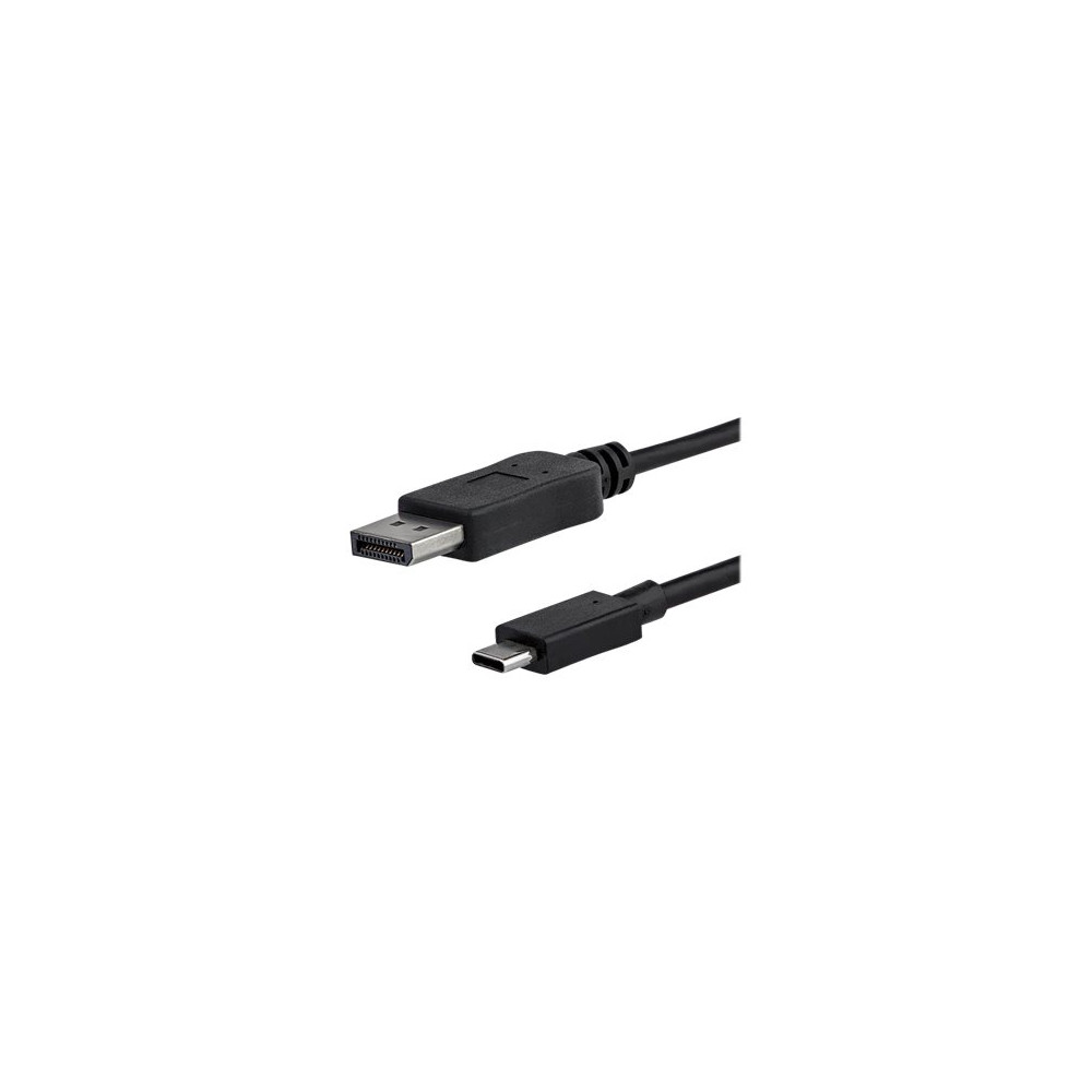 Produktbild för StarTech USB-C till DisplayPort-kabeladapter - 1 m - 4K vid 60 Hz - DisplayPort-kabel - USB-C till DisplayPort - 1 m