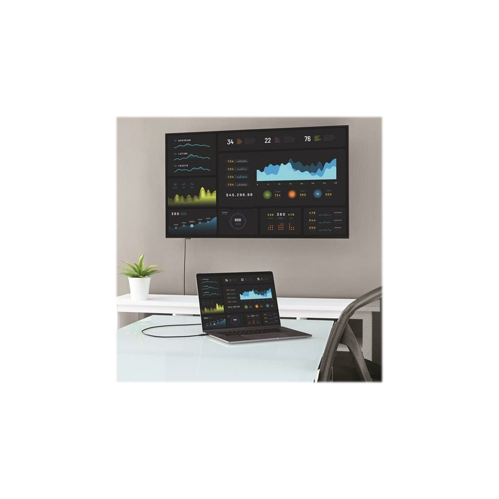 Produktbild för StarTech USB-C till DisplayPort-kabeladapter - 1 m - 4K vid 60 Hz - DisplayPort-kabel - USB-C till DisplayPort - 1 m