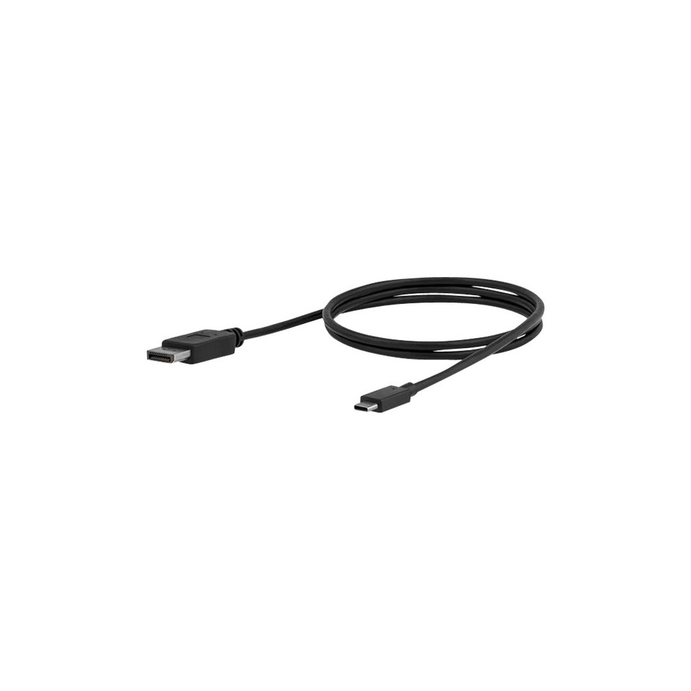 Produktbild för StarTech USB-C till DisplayPort-kabeladapter - 1 m - 4K vid 60 Hz - DisplayPort-kabel - USB-C till DisplayPort - 1 m