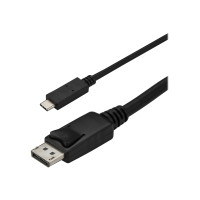 Produktbild för StarTech USB-C till DisplayPort-kabeladapter - 1 m - 4K vid 60 Hz - DisplayPort-kabel - USB-C till DisplayPort - 1 m