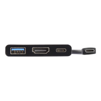 Produktbild för Startech USB-C to HDMI Adapter - 4K 30Hz - Thunderbolt 3 Compatible - with Power Delivery (USB PD) - USB C Adapter Converter (CDP2HDUACP) - dockningsstation - USB-C / Thunderbolt 3 - HDMI
