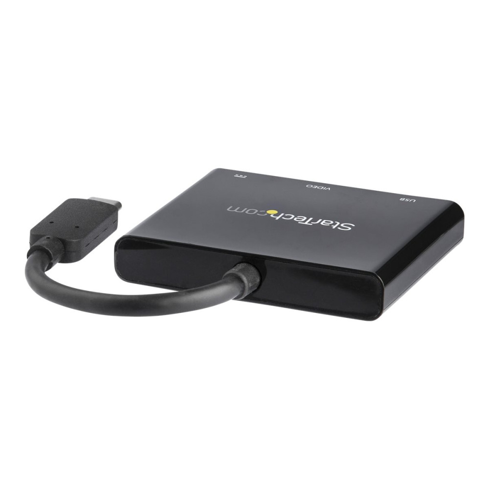 Produktbild för Startech USB-C to HDMI Adapter - 4K 30Hz - Thunderbolt 3 Compatible - with Power Delivery (USB PD) - USB C Adapter Converter (CDP2HDUACP) - dockningsstation - USB-C / Thunderbolt 3 - HDMI