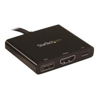 Produktbild för Startech USB-C to HDMI Adapter - 4K 30Hz - Thunderbolt 3 Compatible - with Power Delivery (USB PD) - USB C Adapter Converter (CDP2HDUACP) - dockningsstation - USB-C / Thunderbolt 3 - HDMI