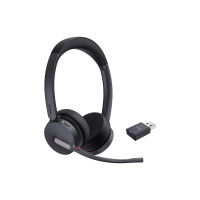 Produktbild för Yealink WH64 Hybrid Dual - headset - USB-A via DECT-adapter, USB-C