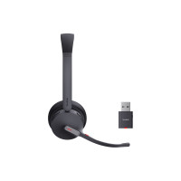 Produktbild för Yealink WH64 Hybrid Dual - headset - USB-A via DECT-adapter, USB-C