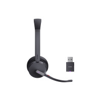 Produktbild för Yealink WH64 Hybrid Dual - headset - USB-A via DECT-adapter, USB-C