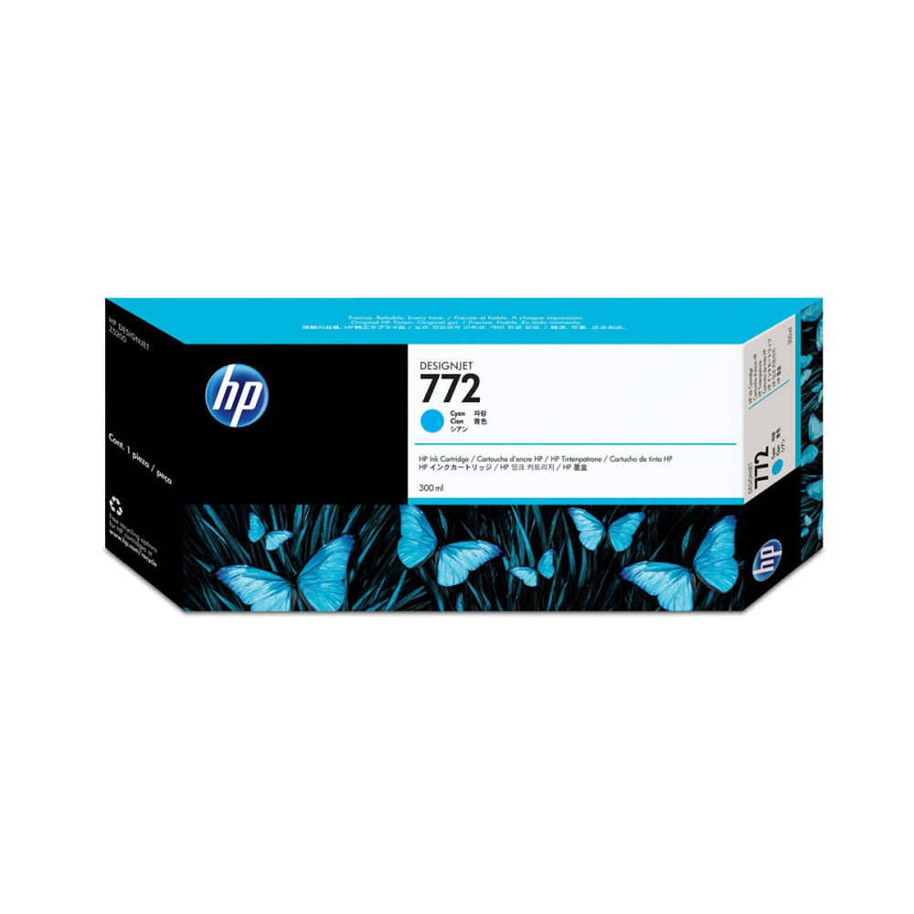 Produktbild för HP 772 - cyan - original - DesignJet - bläckpatron