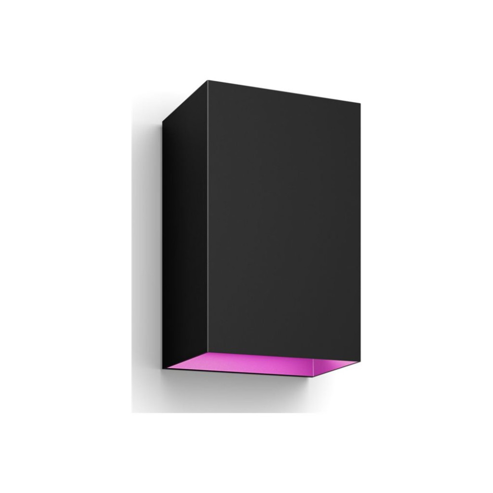 Produktbild för Philips Hue White and Color Ambiance Resonate - vägglampa - LED x 2 - 8 W - 2000-6500 K - svart