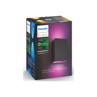 Produktbild för Philips Hue White and Color Ambiance Resonate - vägglampa - LED x 2 - 8 W - 2000-6500 K - svart