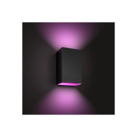 Produktbild för Philips Hue White and Color Ambiance Resonate - vägglampa - LED x 2 - 8 W - 2000-6500 K - svart