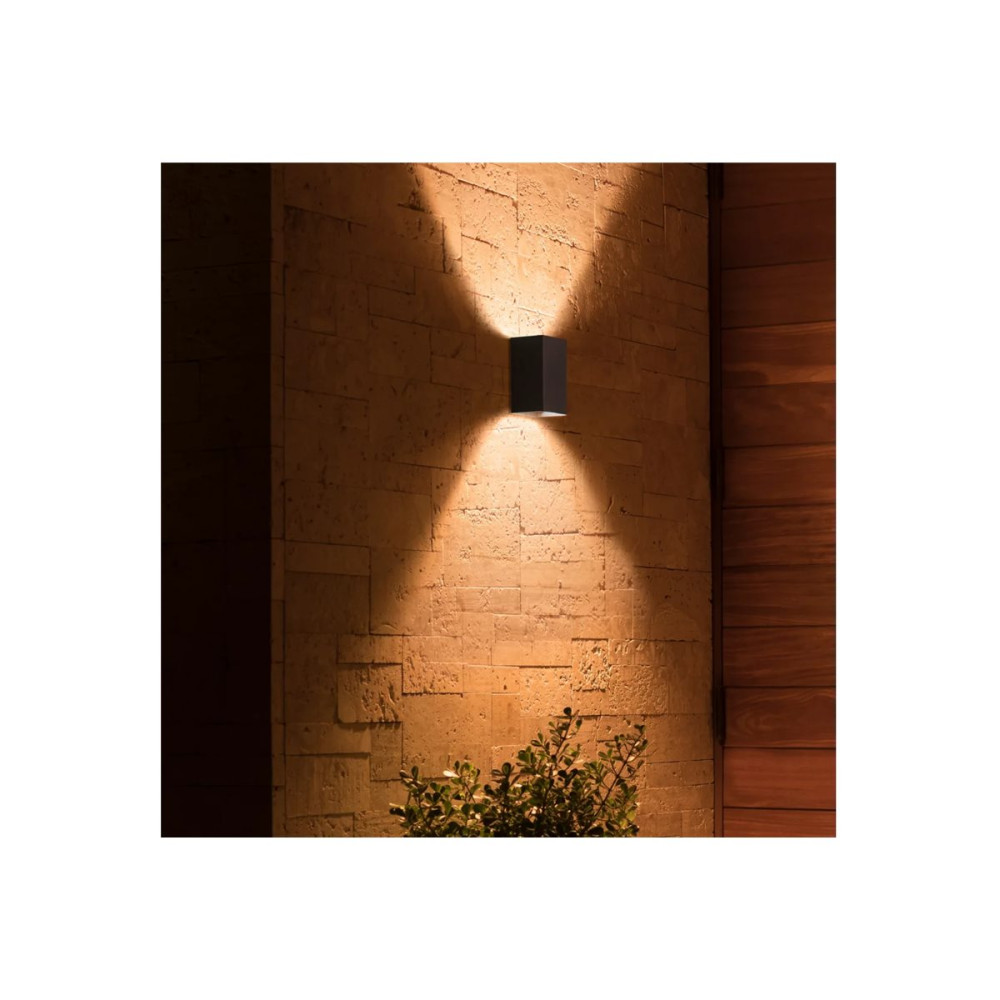 Produktbild för Philips Hue White and Color Ambiance Resonate - vägglampa - LED x 2 - 8 W - 2000-6500 K - svart