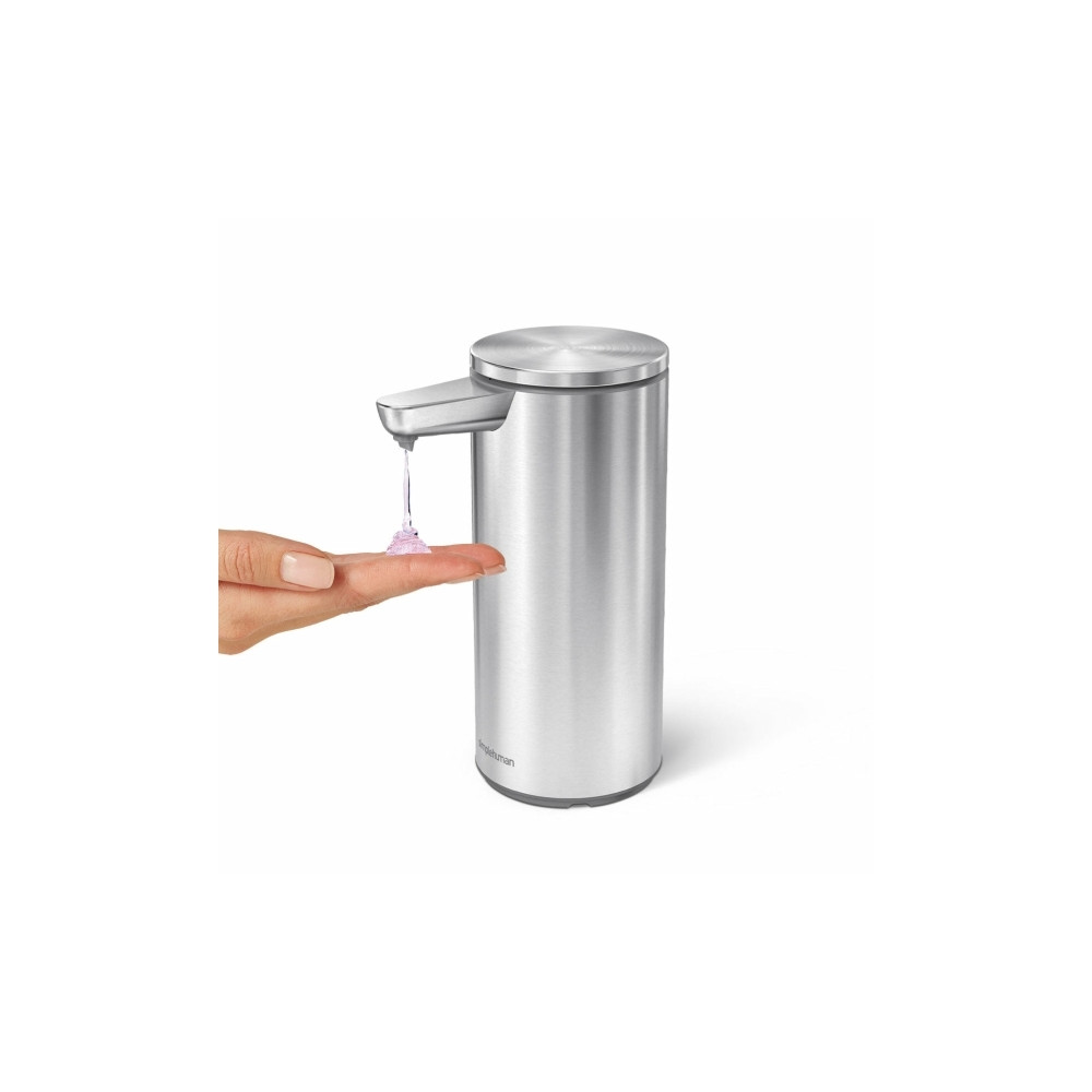 Produktbild för Simplehuman 266 ml uppladdningsbar sensorpump, borstad, med...