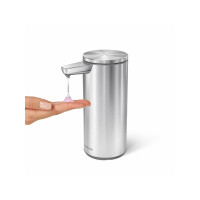 Produktbild för Simplehuman 266 ml uppladdningsbar sensorpump, borstad, med...
