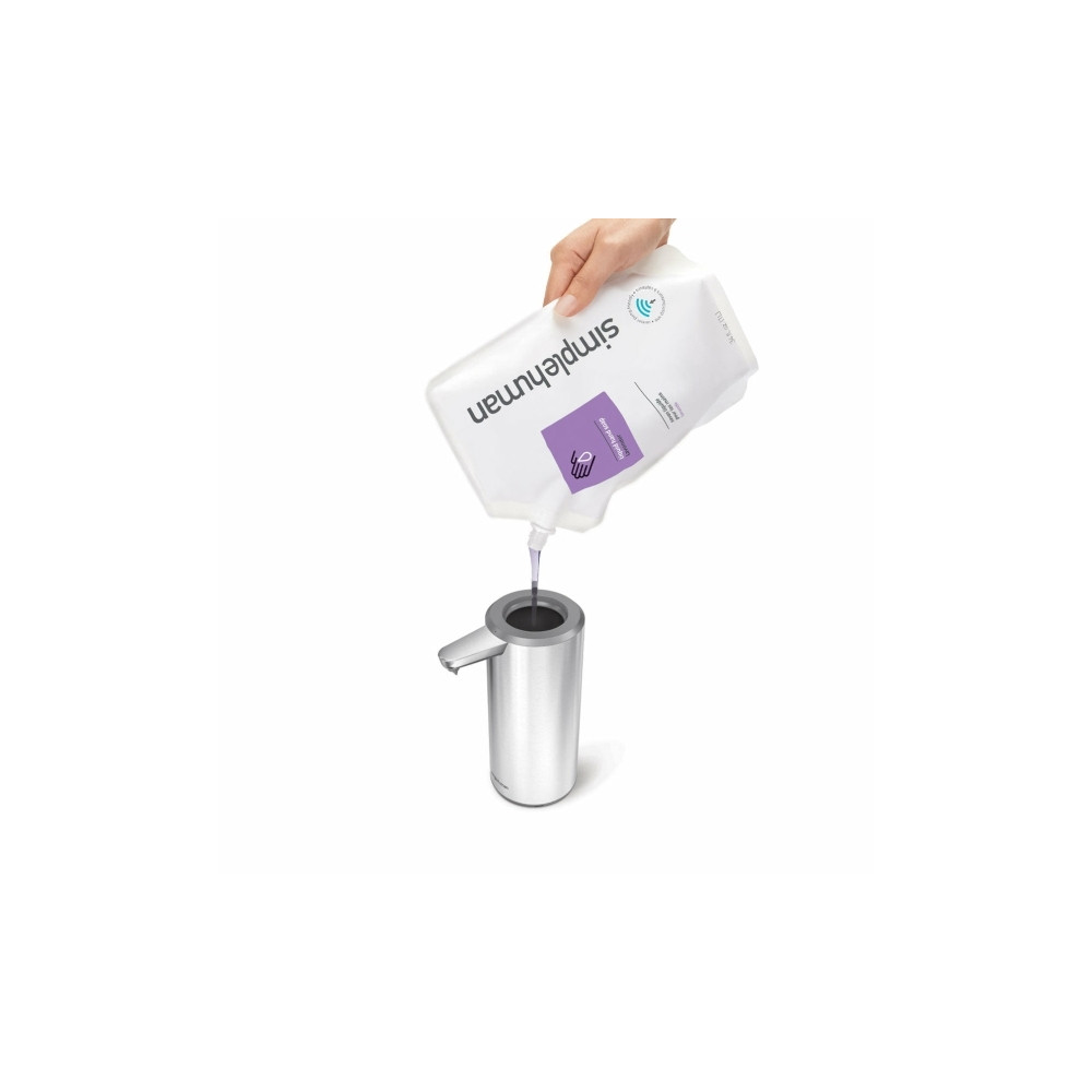 Produktbild för Simplehuman 266 ml uppladdningsbar sensorpump, borstad, med...