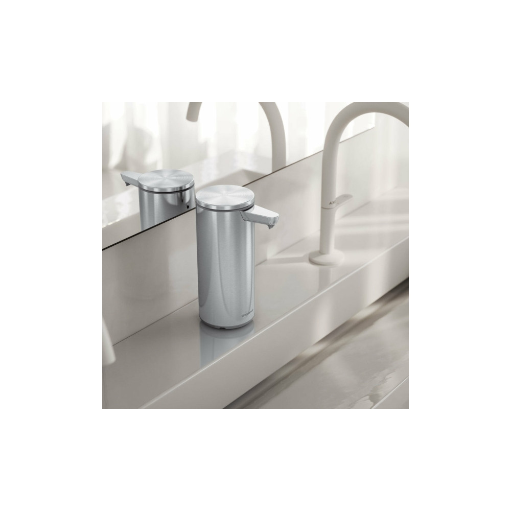 Produktbild för Simplehuman 266 ml uppladdningsbar sensorpump, borstad, med...