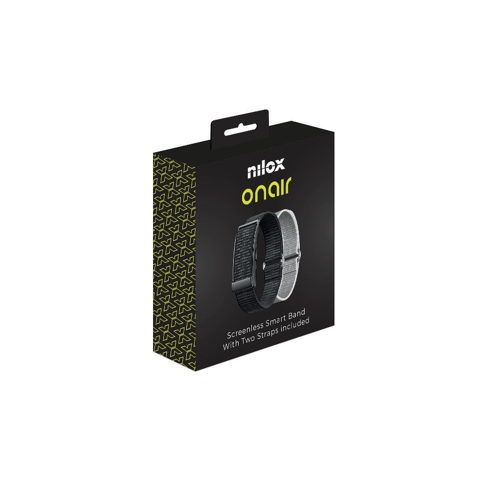 Produktbild för Nilox NXSWONAIRBK, Armband med aktivitetsspårare, 180 mAh, I...