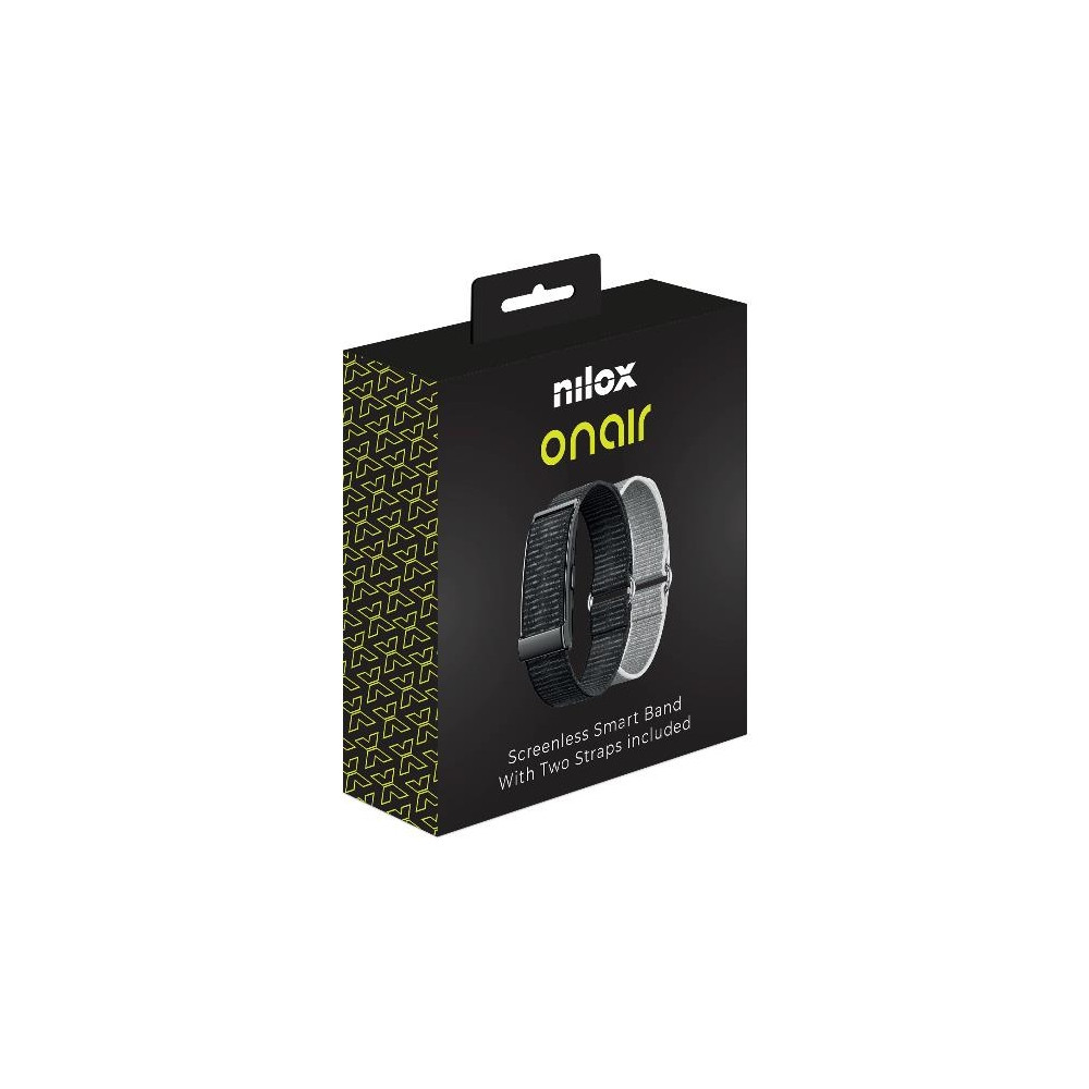 Produktbild för Nilox NXSWONAIRBK, Armband med aktivitetsspårare, 180 mAh, I...