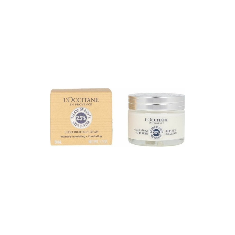 Produktbild för L''Occitane Shea Butter Ultra Rich, Unisex, 50 ml, Kräm, Myc...