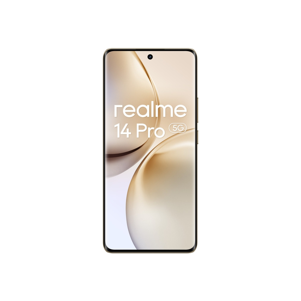 Produktbild för Realme 14 Pro - pärlvit - 5G pekskärmsmobil - 256 GB - GSM