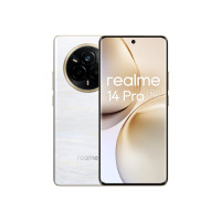 Produktbild för Realme 14 Pro - pärlvit - 5G pekskärmsmobil - 512 GB - GSM