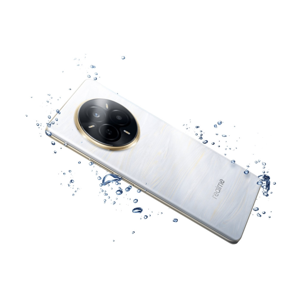 Produktbild för Realme 14 Pro - pärlvit - 5G pekskärmsmobil - 512 GB - GSM