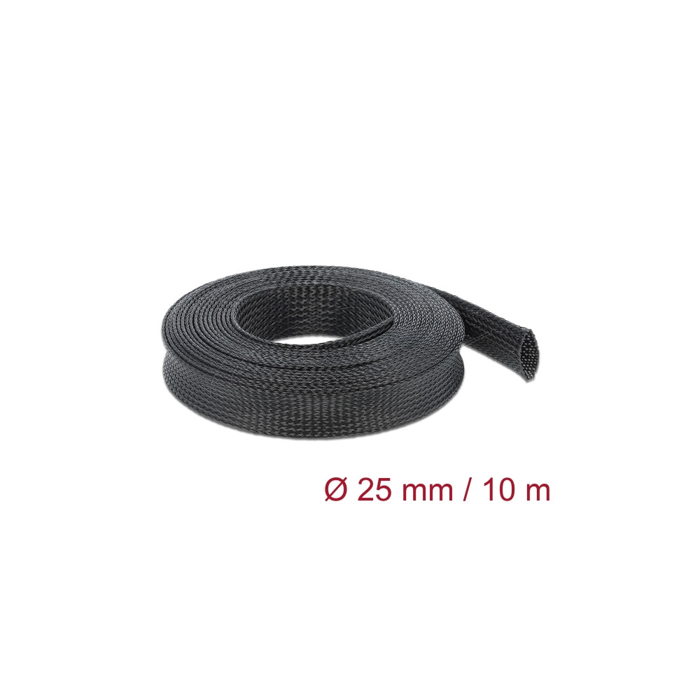 Produktbild för Delock Braided Sleeving stretchable - utvidgningsbart inflätat kabelfodral
