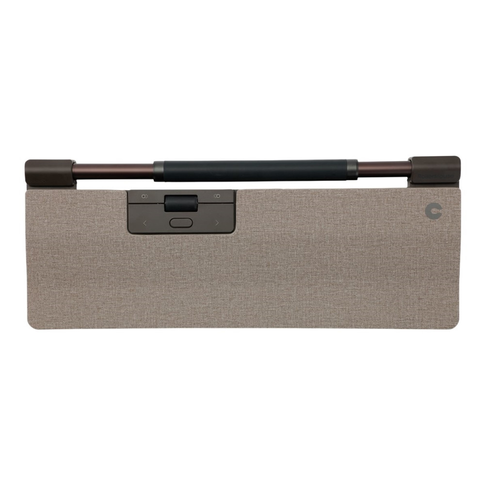 Produktbild för Contour RollerMouse Pro - centrerad mus - reguljär - Bluetooth, 2.4 GHz, USB-C - ljusgrå
