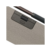 Produktbild för Contour RollerMouse Pro - centrerad mus - reguljär - Bluetooth, 2.4 GHz, USB-C - ljusgrå