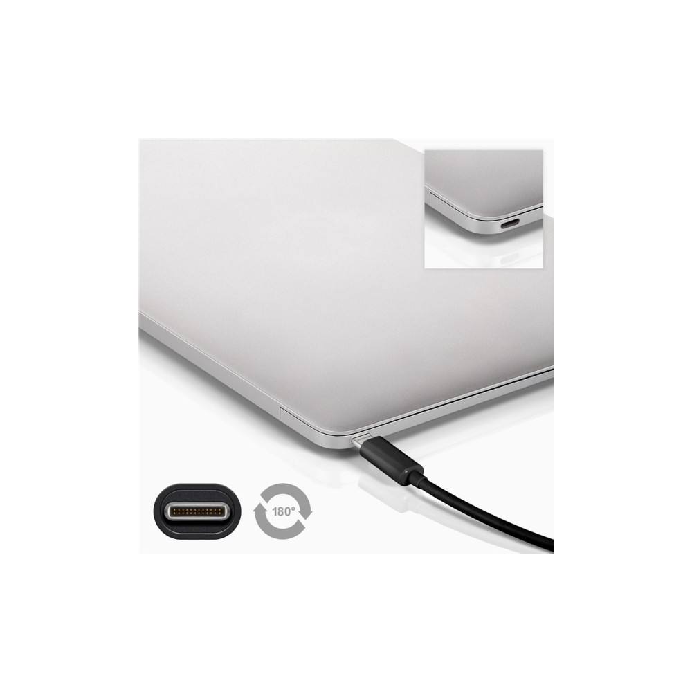 Produktbild för goobay - USB typ C-kabel - USB-C till USB-C - 3 m