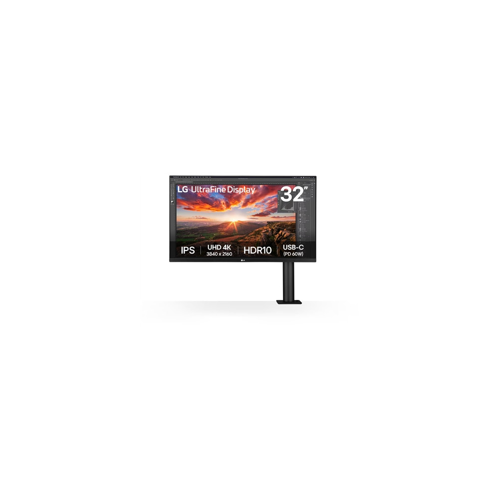 Produktbild för LG 32UN880K-B | 32 " | IPS | 16:9 | 60 Hz | 5 ms | 3840 x 21...